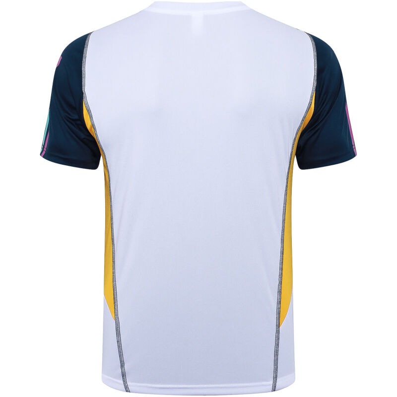 Mens Real Madrid Short Training Jersey White 2023/24