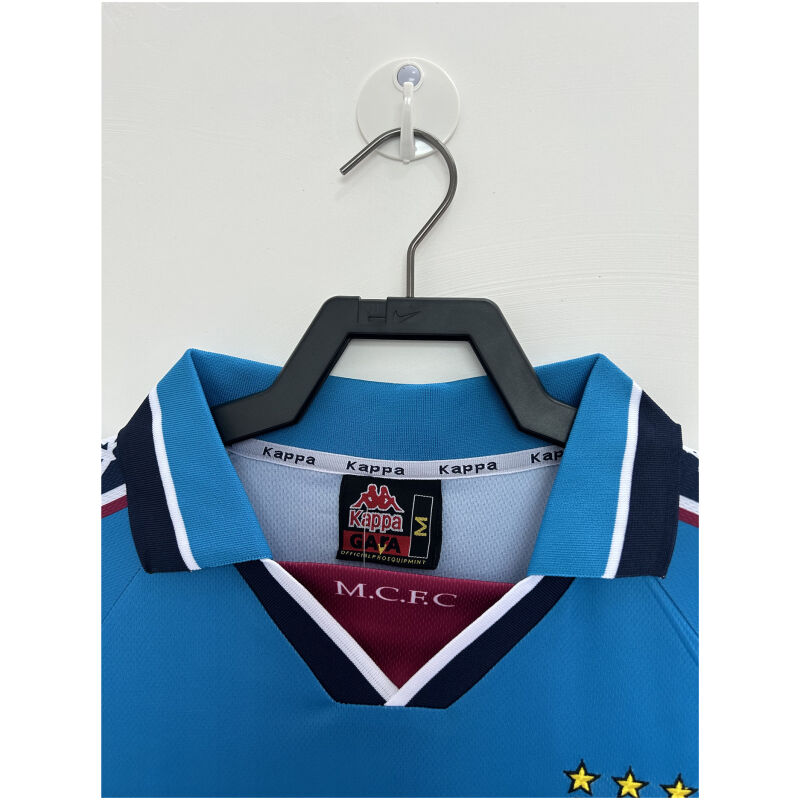Mens Manchester City Retro Home Jersey 1997/98