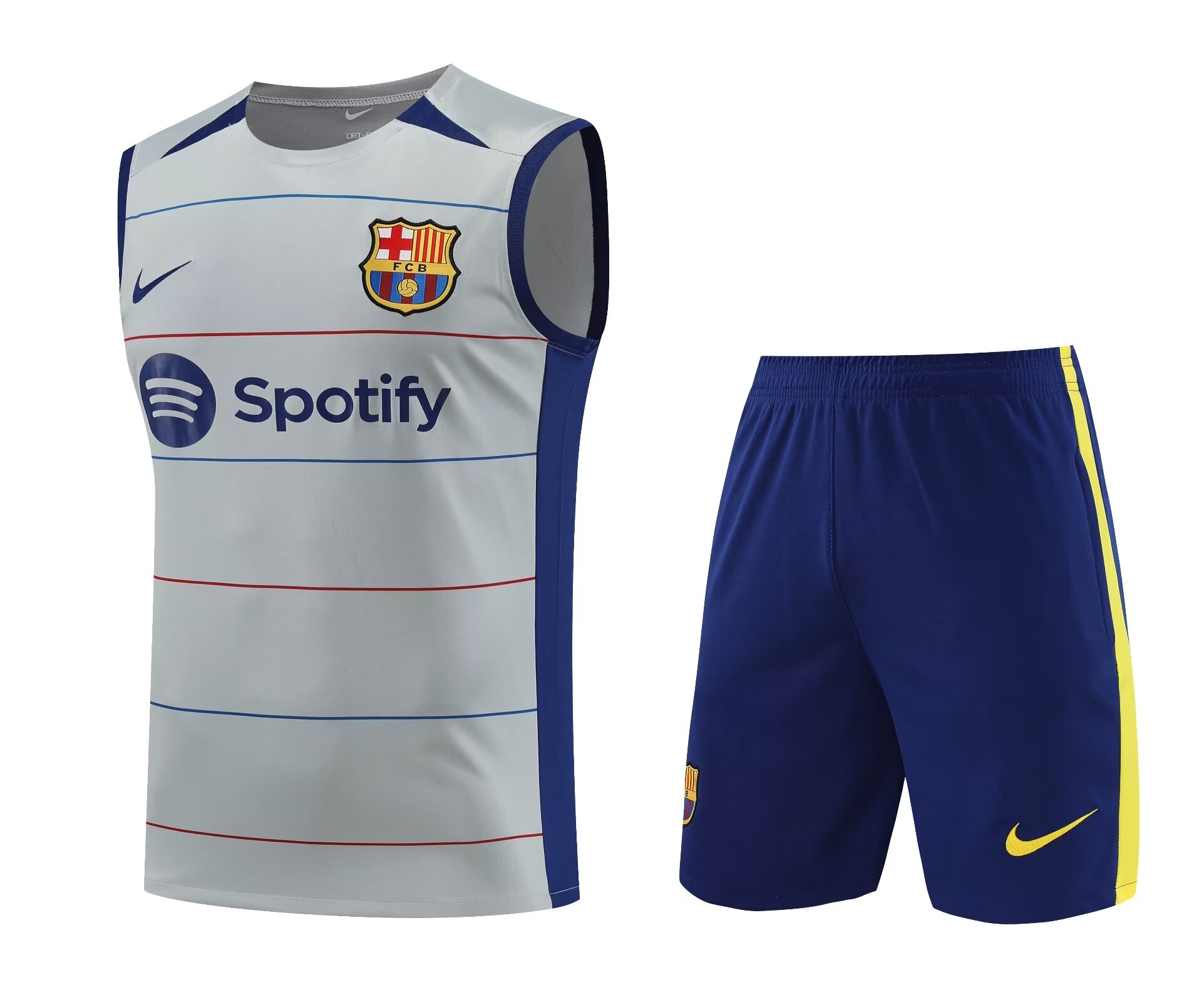 Mens Barcelona Singlet Suit Grey 2023/24