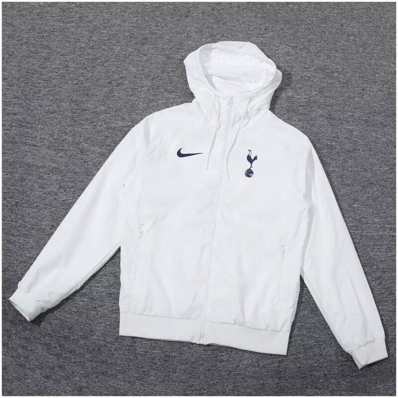 Mens Tottenham Hotspur All Weather Windrunner Jacket White 2023/24