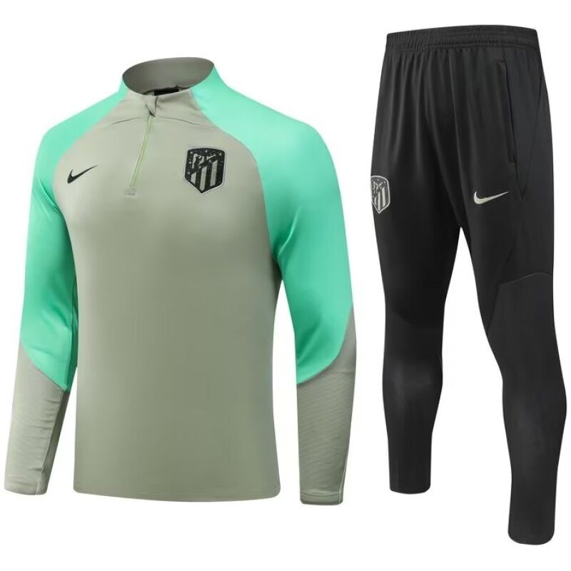Mens Atletico Madrid Training Suit Greenish 2023/24