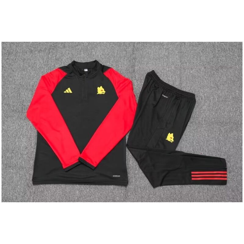 Mens Roma Training Suit Black 2023/24