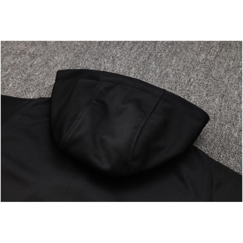 Mens Juventus Hoodie Sweatshirt Black 2023/24