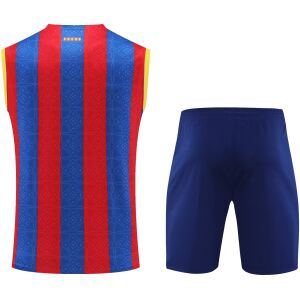 Mens Barcelona Singlet Suit Blue – Red 2023/24