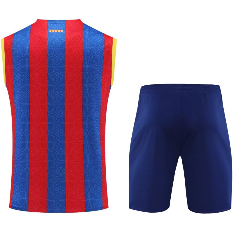 Mens Barcelona Singlet Suit Blue – Red 2023/24