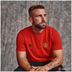 Mens Manchester United Short Training Jersey Red 2023/24
