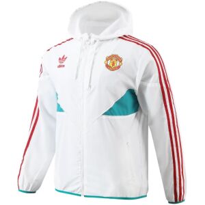 Mens Manchester United All Weather Windrunner Jacket White 2023/24