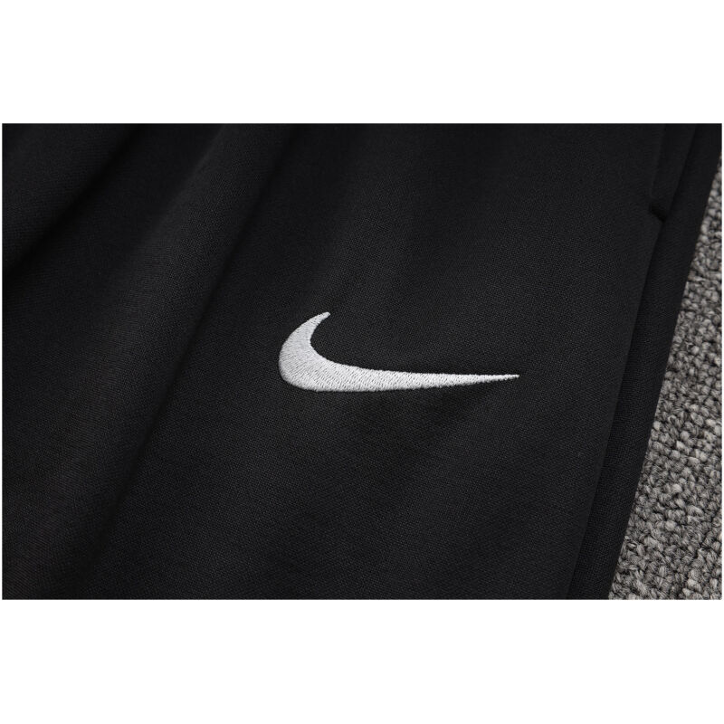 Mens Barcelona Hoodie Sweatshirt Grey – Black 2023/24