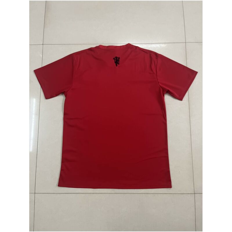 Mens Manchester United Short Training Jersey Red 2023/24