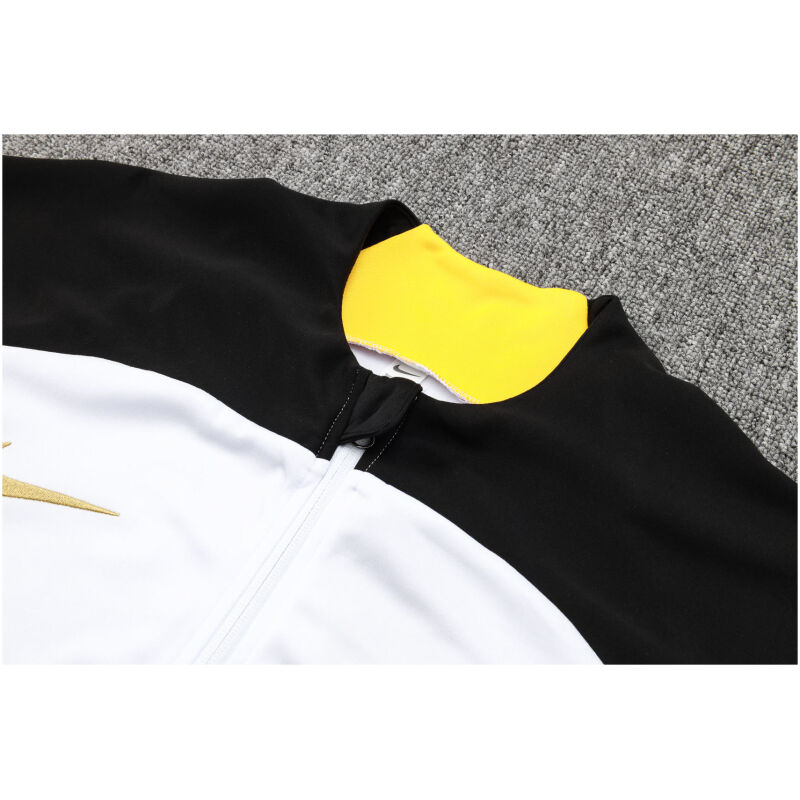 Mens Chelsea Jacket + Pants Training Suit White – Black 2023/24
