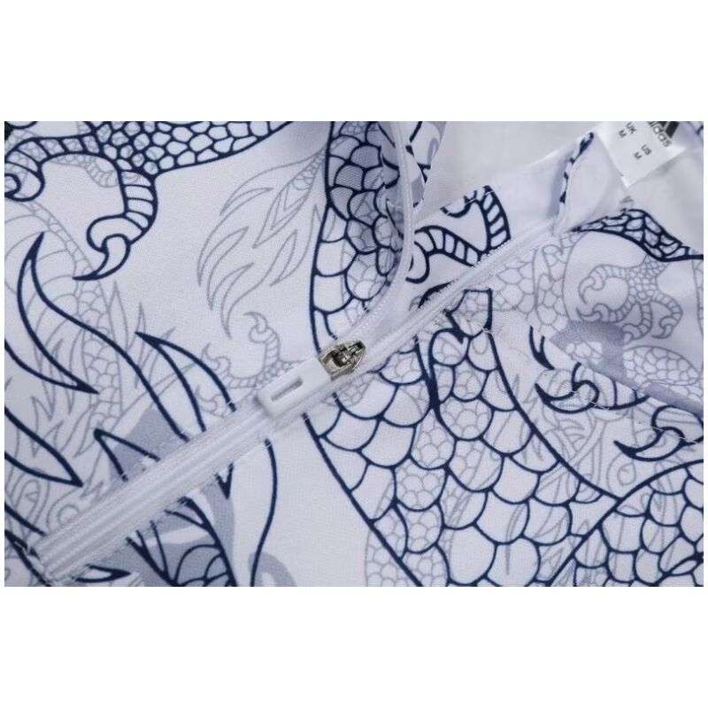 Mens Real Madrid Training Suit White Dragon 2023/24