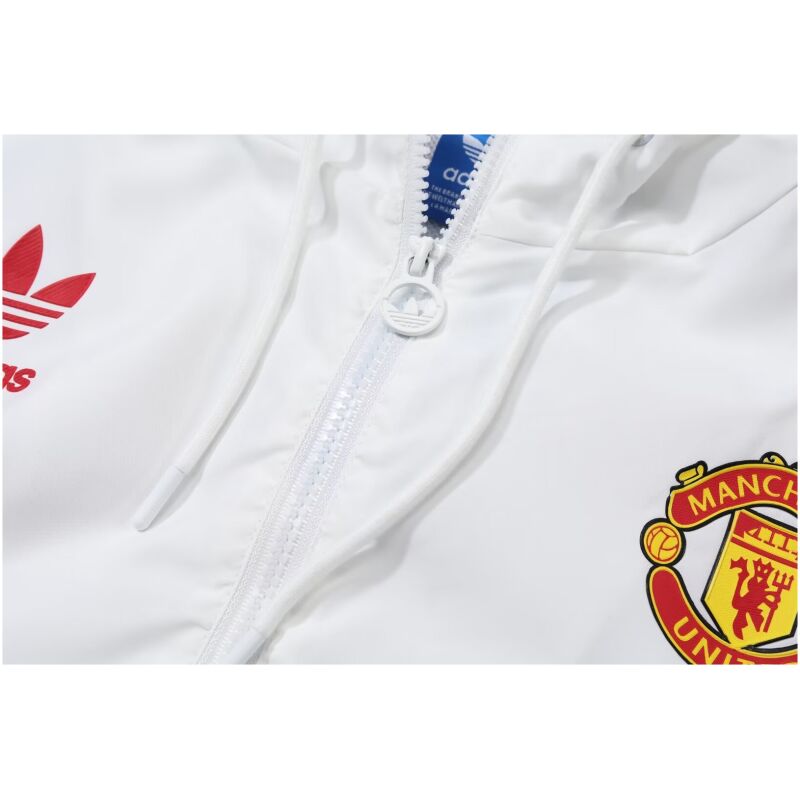 Mens Manchester United All Weather Windrunner Jacket White 2023/24