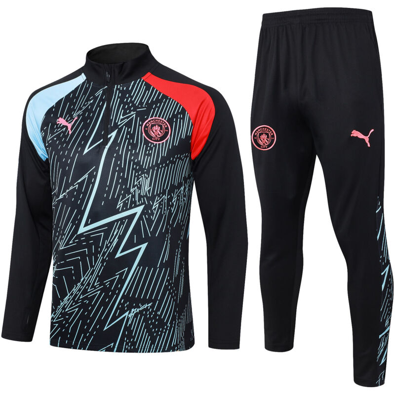 Mens Manchester City Training Suit Black 2023/24