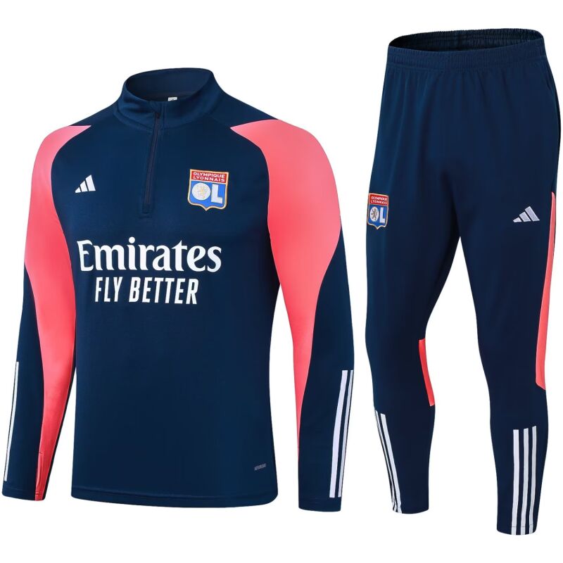 Mens Olympique Lyonnais Training Suit Royal 2023/24