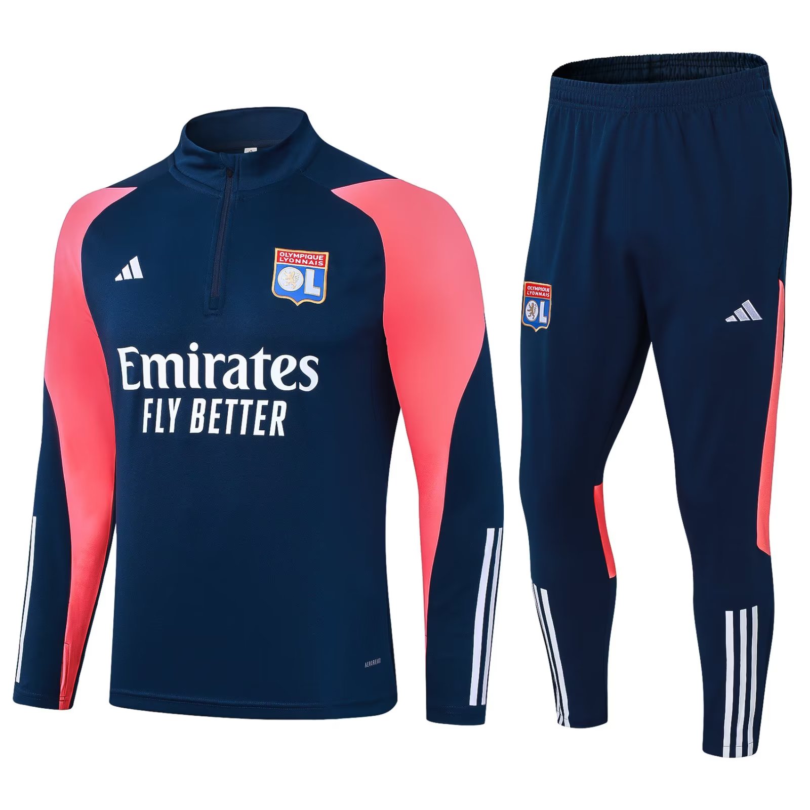 Mens Olympique Lyonnais Training Suit Royal 2023/24