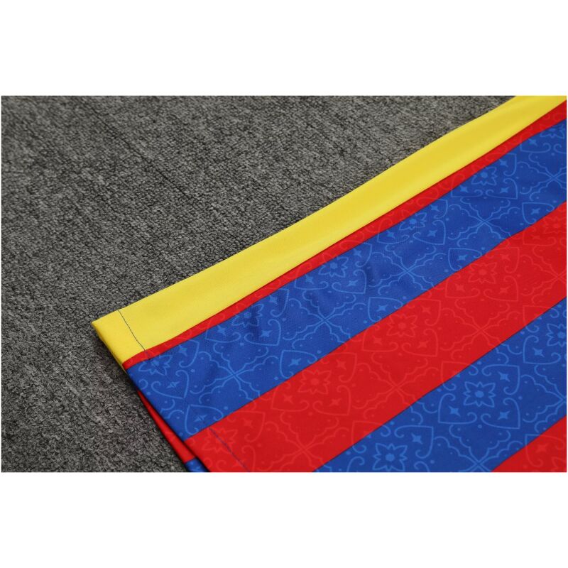 Mens Barcelona Short Training Suit Blue – Red 2023/24