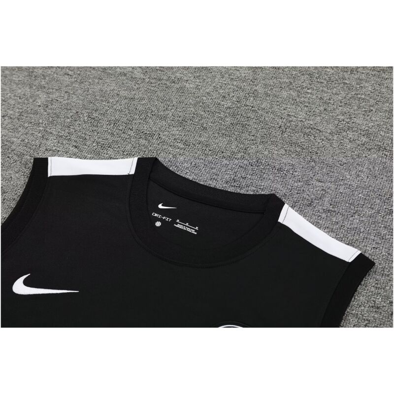 Mens PSG Singlet Suit Black 2023/24