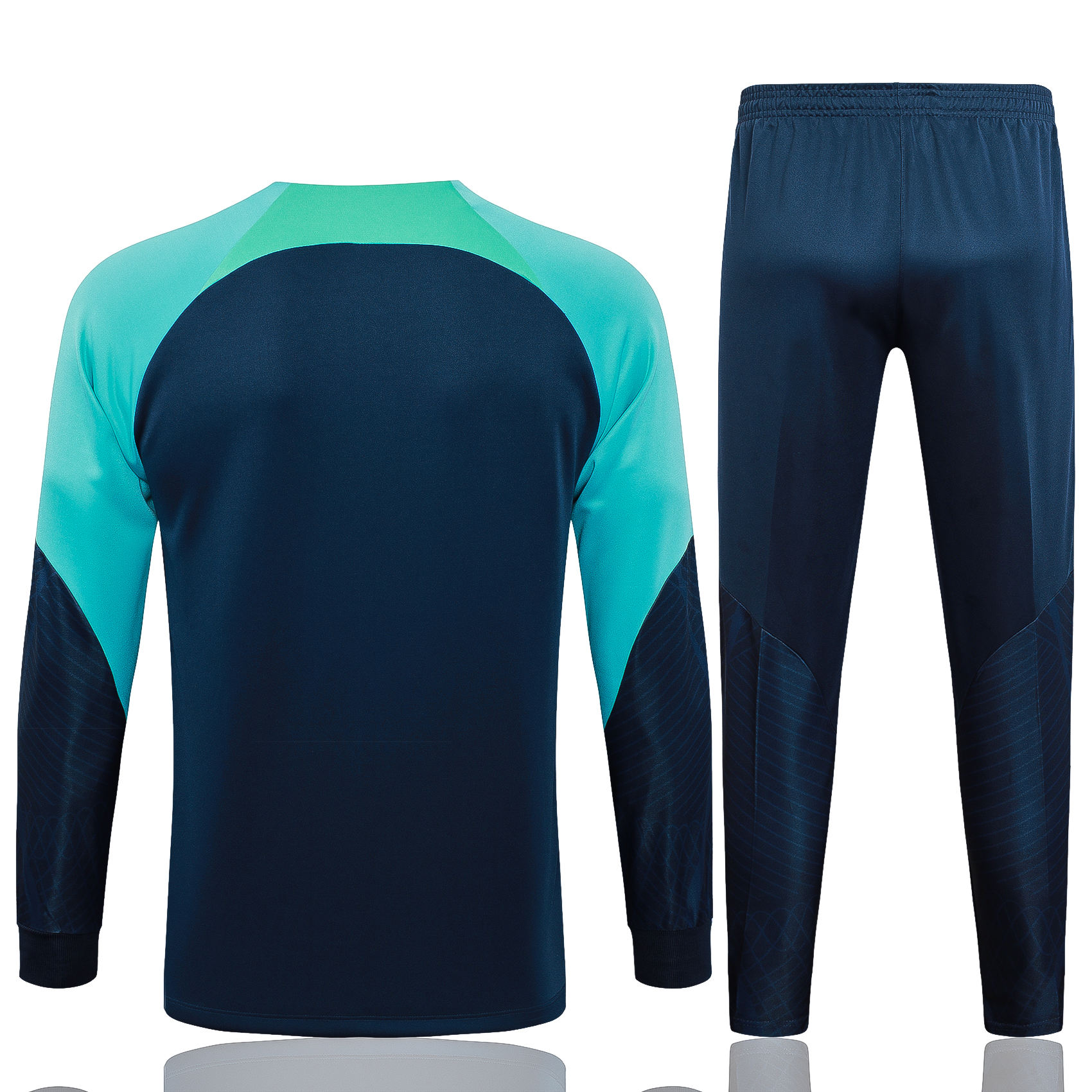 Mens Barcelona Jacket + Pants Training Suit Royal – Green 2023/24