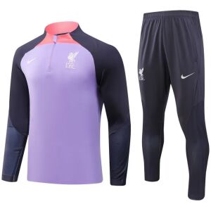 Mens Tottenham Hotspur Training Suit Violet – Black 2023/24