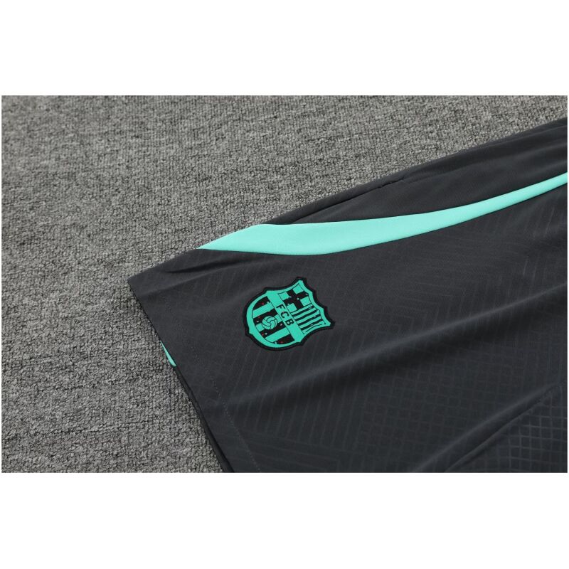 Mens Barcelona Singlet Suit Black – Green 2023/24