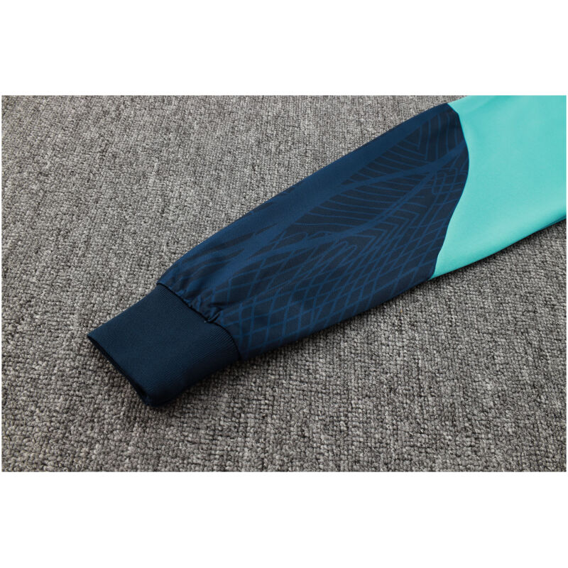 Mens Barcelona Jacket + Pants Training Suit Royal – Green 2023/24