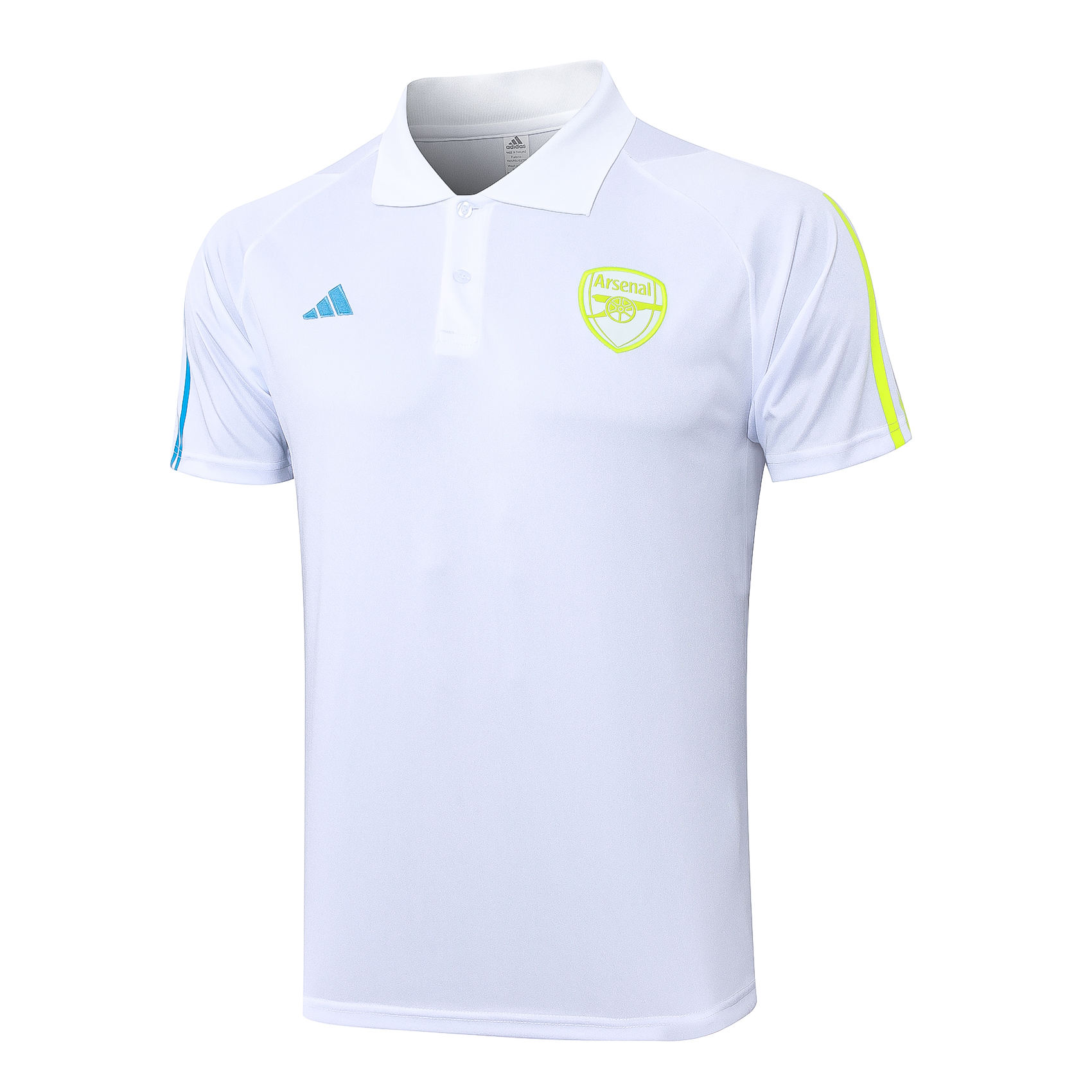 Mens Arsenal Polo Shirt White 2023/24