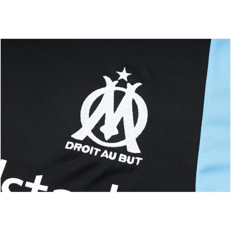 Mens Olympique Marseille Short Training Jersey Black 2023/24