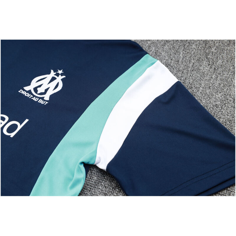 Mens Olympique Marseille Short Training Jersey Royal 2023/24