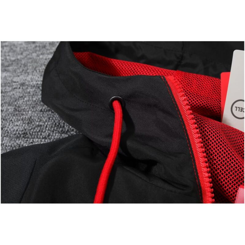 Mens AC Milan All Weather Windrunner Jacket Red 2023/24