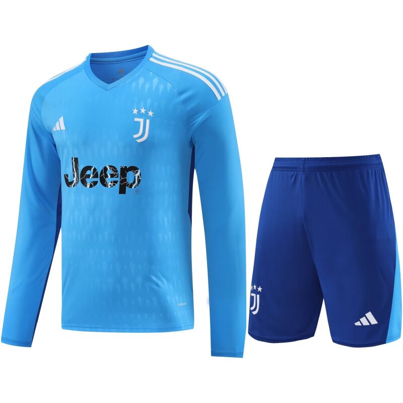 Mens Juventus Goalkeeper Blue Suit Long Sleeve 2023/24