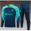 Kids Barcelona Training Suit Royal - Green 2023/24