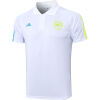 Mens Arsenal Polo Shirt White 2023/24