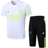 Mens Arsenal Short Training Suit White 2023/24