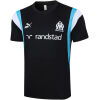 Mens Olympique Marseille Short Training Jersey Black 2023/24