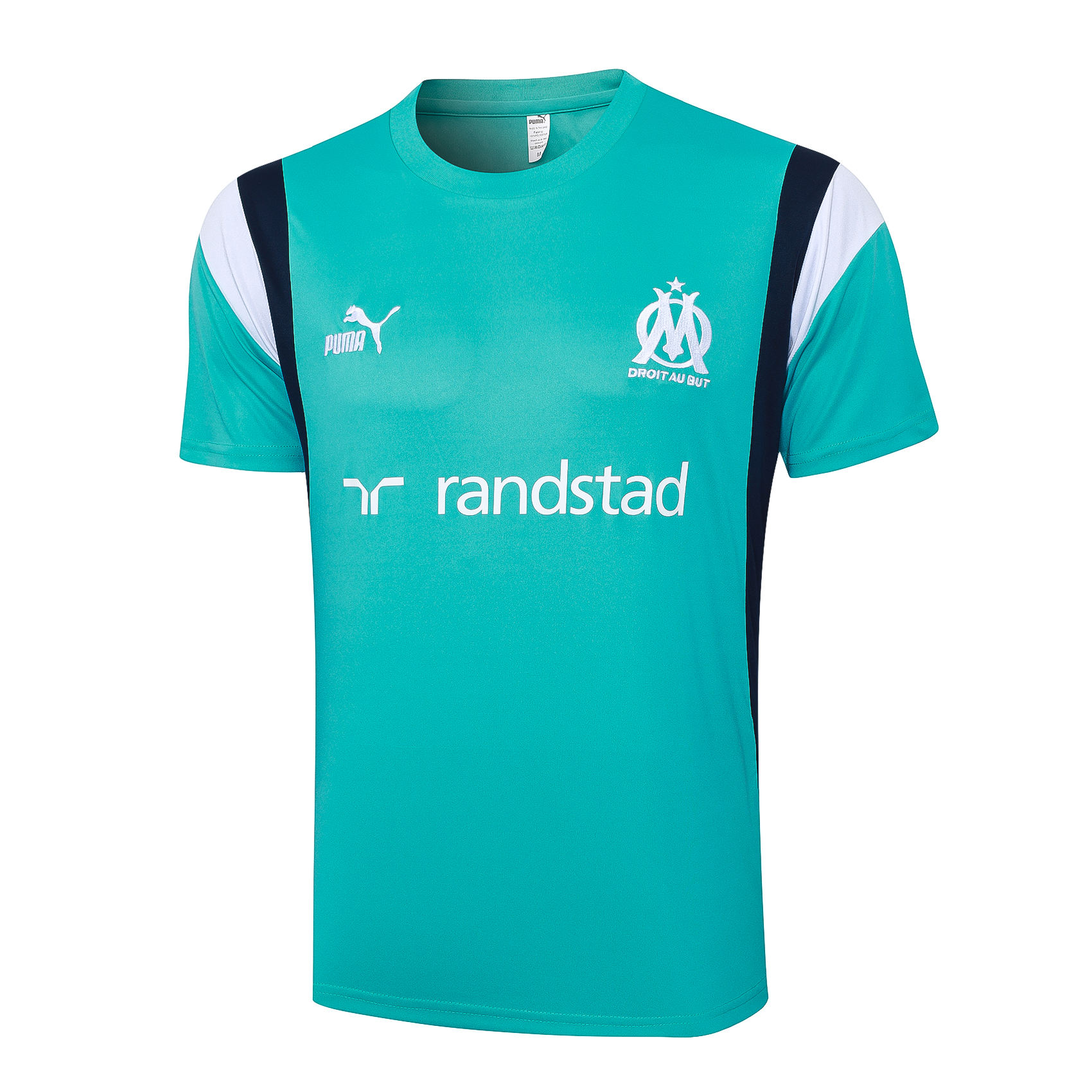 Mens Olympique Marseille Short Training Jersey Green 2023/24