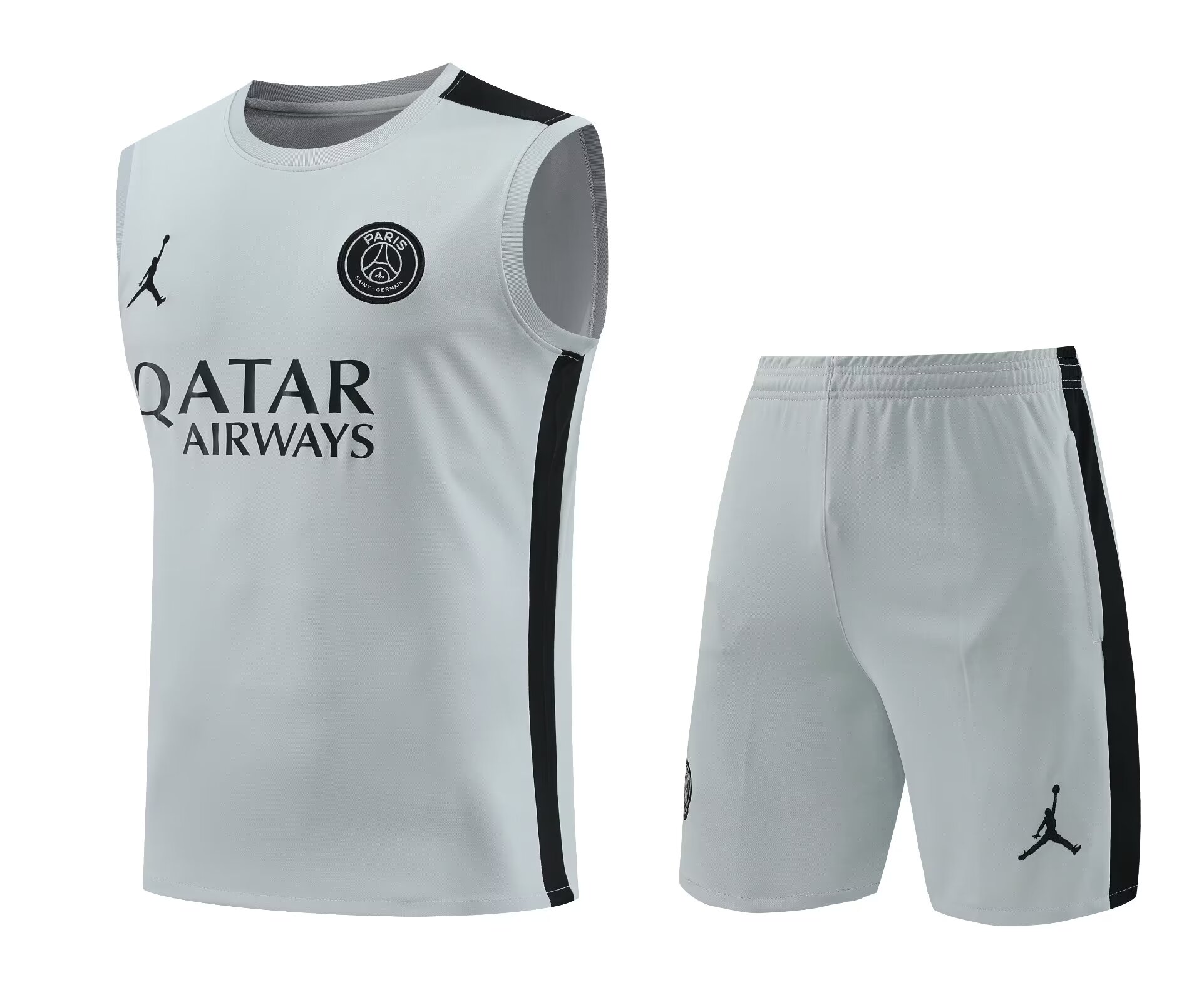 Mens PSG x Jordan Singlet Suit Grey 2023/24