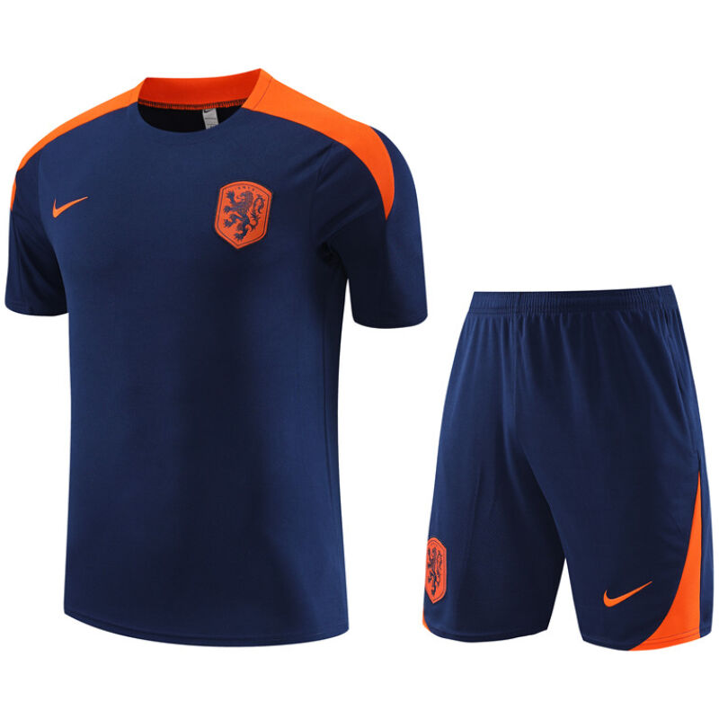 Mens Netherlands Short Training Suit Royal 2024