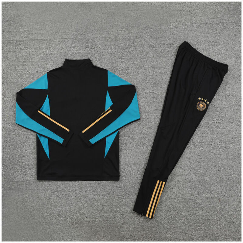 Kids Germany Training Suit Black 2024