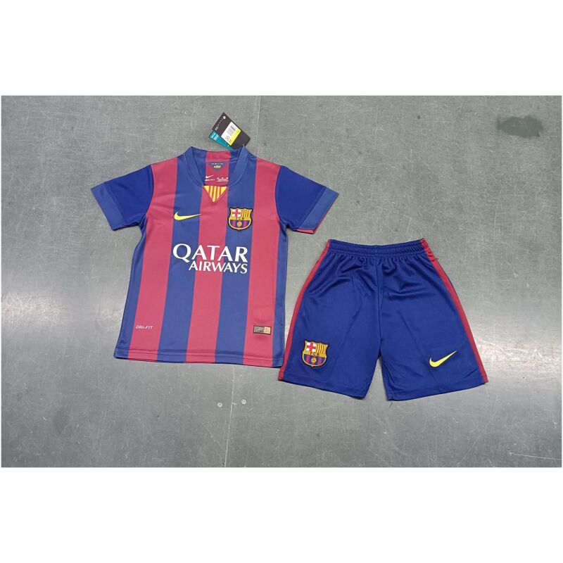 Kids Retro Barcelona Home Jersey 2014/15