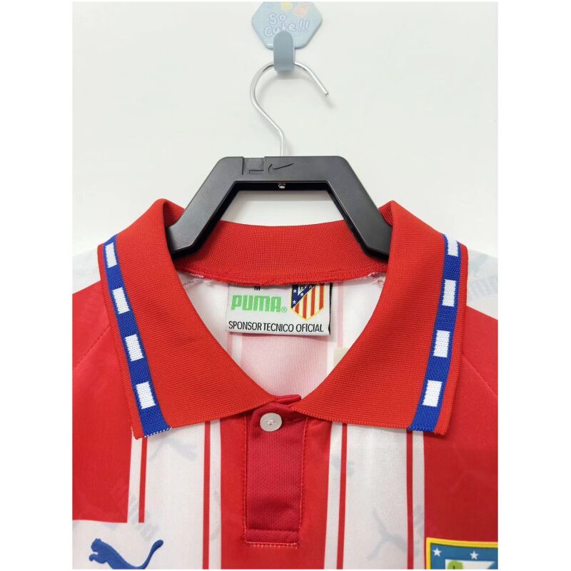 Mens Atletico Madrid Retro Home Jersey 1994/95