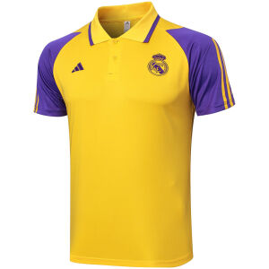 Herren Real Madrid Polo Shirt Gelb 2023/24
