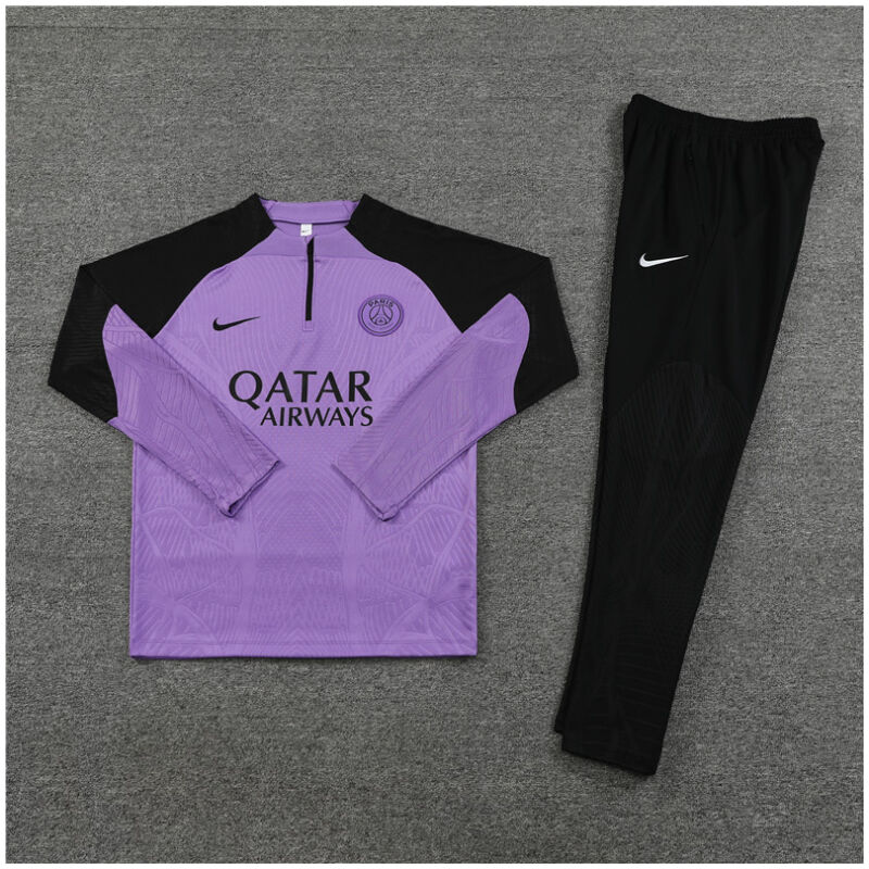 Kids PSG Training Suit Purple 2023/24