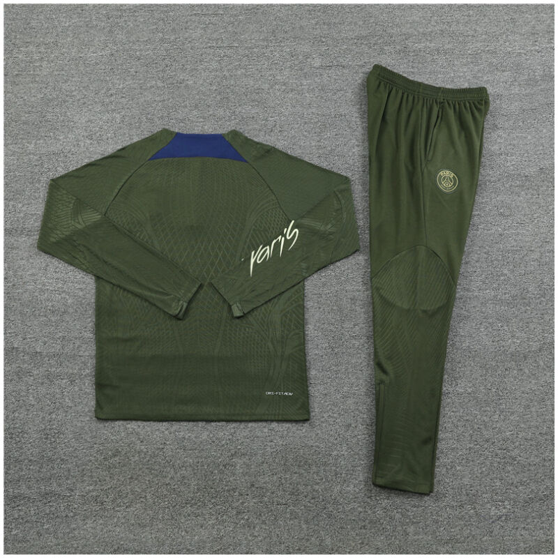 Kids PSG x Jordan Training Suit Green 2023/24