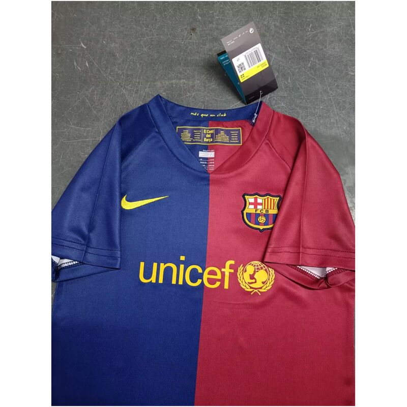 Kids Retro Barcelona Home Jersey 2008/09