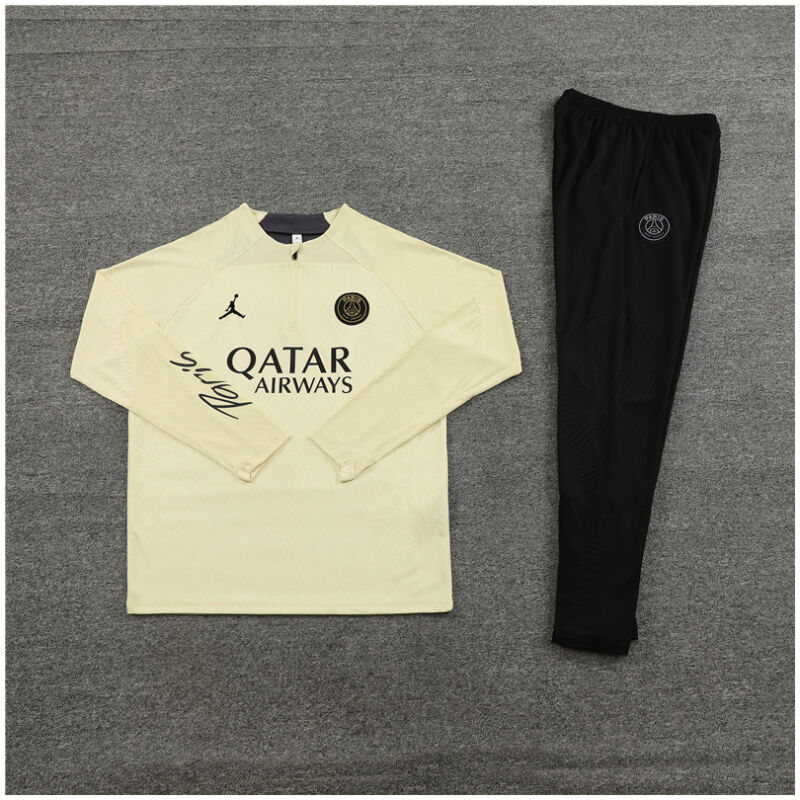 Kids PSG x Jordan Training Suit Beige 2023/24