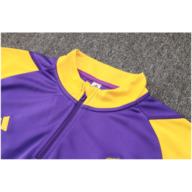 Mens Real Madrid Training Suit Purple 2023/24