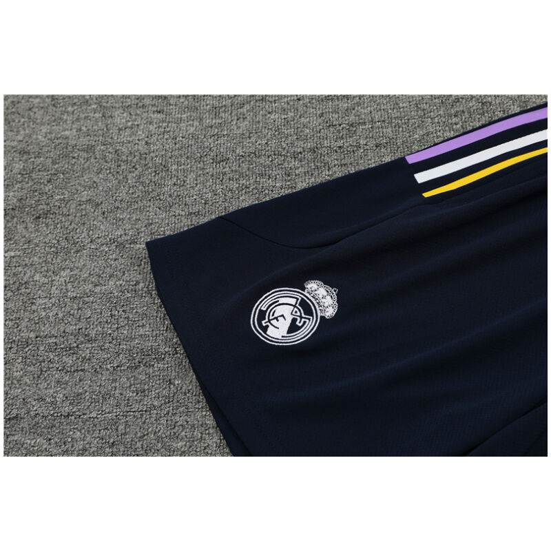 Mens Real Madrid Short Training Suit Purple 2023/24