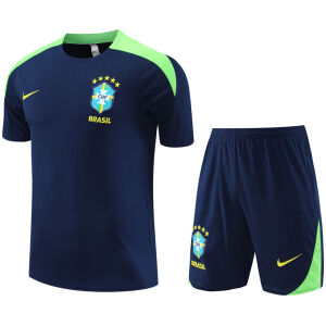 Mens Brazil Short Training Suit Royal 2024
