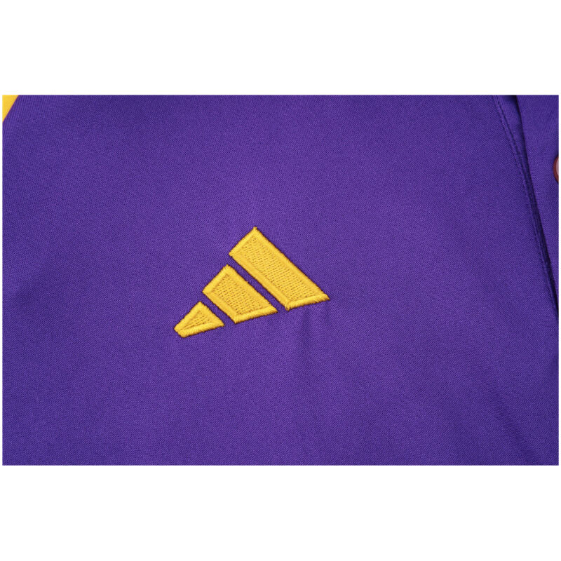 Mens Real Madrid Polo Shirt Purple 2023/24