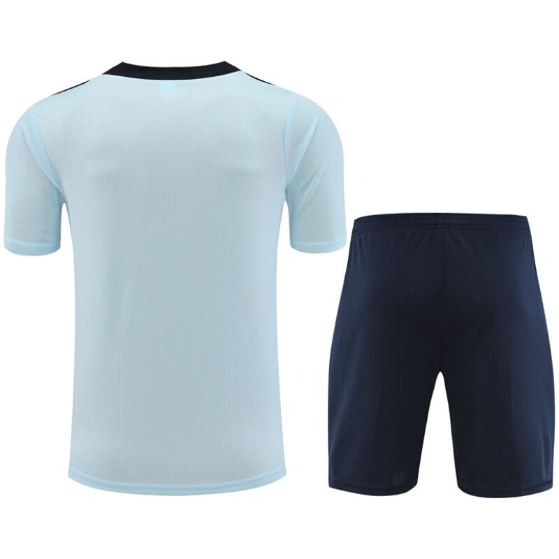 Mens France Short Training Suit Blueish 2024